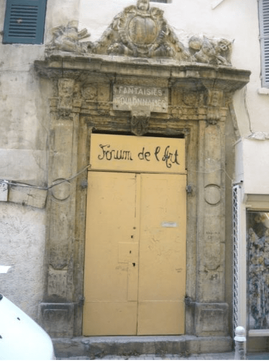 Porte de l’ancienne comédie de Toulon (83)
